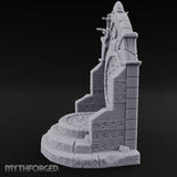 Vine-Draped Arcane Portal Shrine Miniature for Dungeons and Dragons, Pathfinder or other TTRPGs