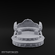 Shell-Crowned Ritual Throne Miniature for Dungeons and Dragons, Pathfinder or other TTRPGs