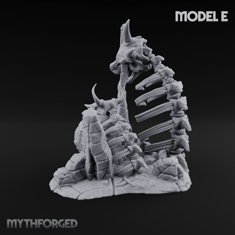 Wasteland Skeleton Terrain E Miniature for Dungeons and Dragons, Pathfinder or other TTRPGs