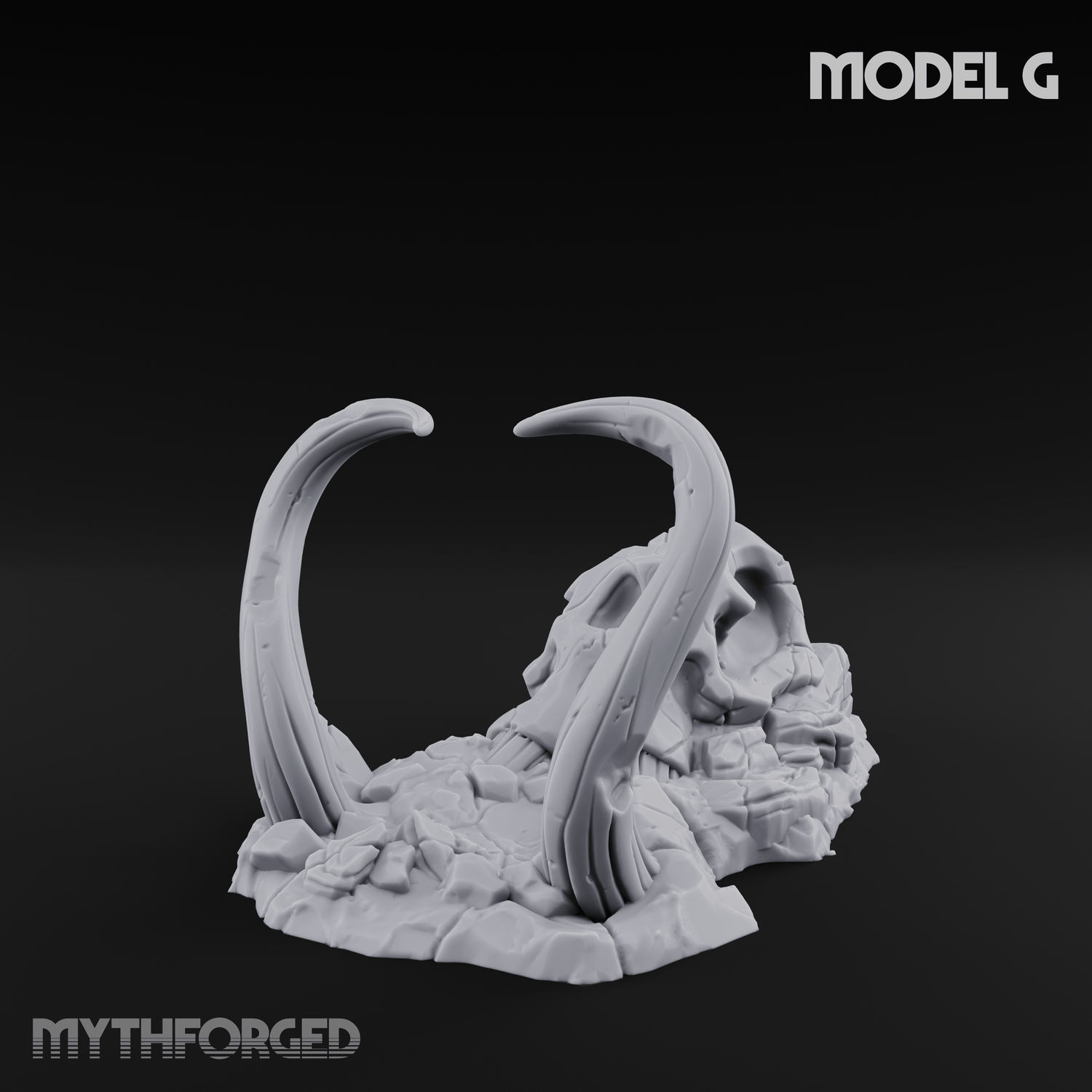 Wasteland Skeleton Terrain G Miniature for Dungeons and Dragons, Pathfinder or other TTRPGs