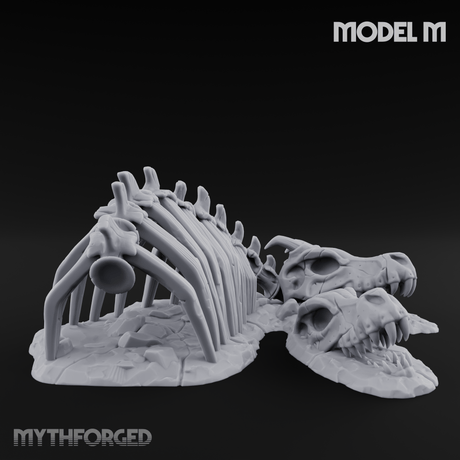 Wasteland Skeleton Terrain Miniature for Dungeons and Dragons, Pathfinder or other TTRPGs