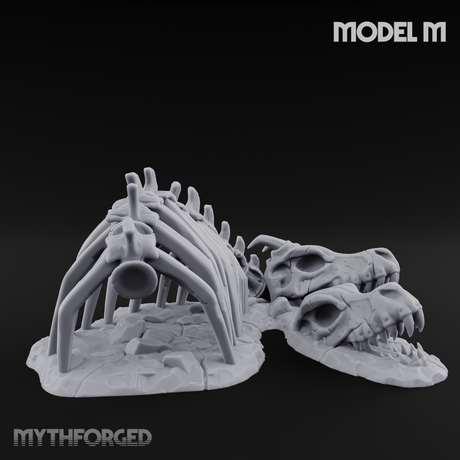 Wasteland Skeleton Terrain M Miniature for Dungeons and Dragons, Pathfinder or other TTRPGs