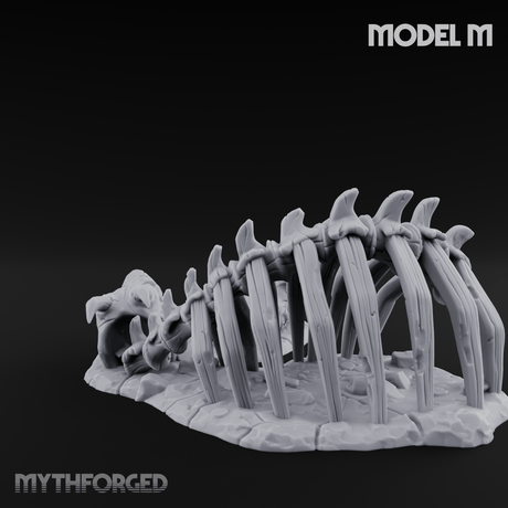 Wasteland Skeleton Terrain M Miniature for Dungeons and Dragons, Pathfinder or other TTRPGs