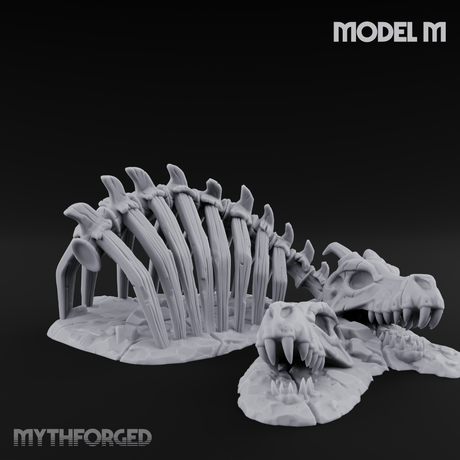 Wasteland Skeleton Terrain M Miniature for Dungeons and Dragons, Pathfinder or other TTRPGs