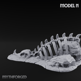 Wasteland Skeleton Terrain N Miniature for Dungeons and Dragons, Pathfinder or other TTRPGs