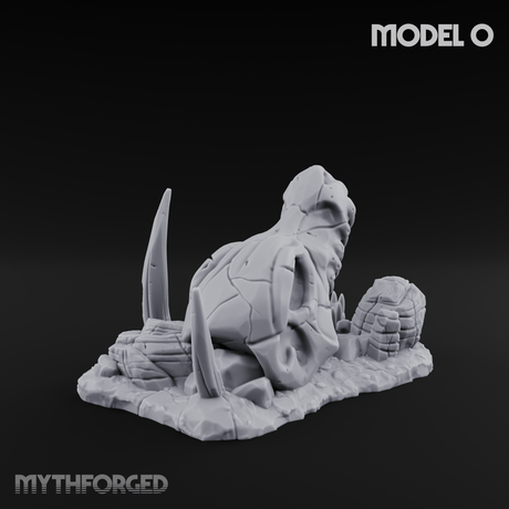 Wasteland Skeleton Terrain O Miniature for Dungeons and Dragons, Pathfinder or other TTRPGs