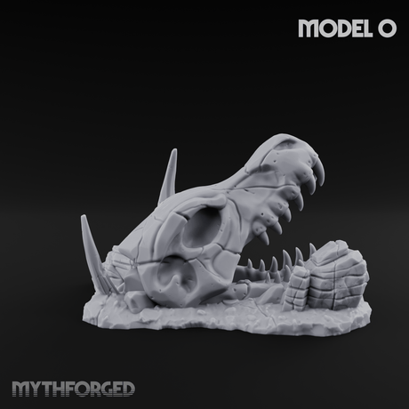 Wasteland Skeleton Terrain O Miniature for Dungeons and Dragons, Pathfinder or other TTRPGs