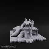 Soot-Stained Blacksmith Anvil Miniature for Dungeons and Dragons, Pathfinder or other TTRPGs