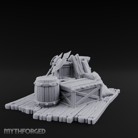 Soot-Stained Blacksmith Anvil Miniature for Dungeons and Dragons, Pathfinder or other TTRPGs