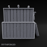 Wooden Weapon Shop Display Miniature for Dungeons and Dragons, Pathfinder or other TTRPGs