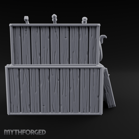Wooden Weapon Shop Display Miniature for Dungeons and Dragons, Pathfinder or other TTRPGs