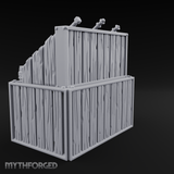Wooden Weapon Shop Display Miniature for Dungeons and Dragons, Pathfinder or other TTRPGs
