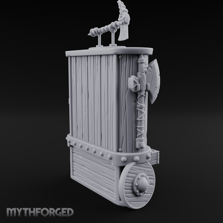 Tool-Laden Weapon Shop Counter Miniature for Dungeons and Dragons, Pathfinder or other TTRPGs