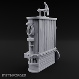 Tool-Laden Weapon Shop Counter Miniature for Dungeons and Dragons, Pathfinder or other TTRPGs