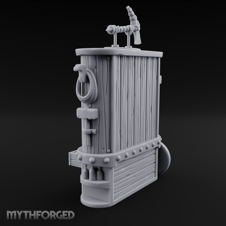 Tool-Laden Weapon Shop Counter Miniature for Dungeons and Dragons, Pathfinder or other TTRPGs