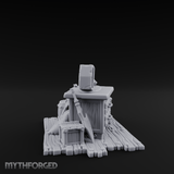 Hammer-Crowned Blacksmith Workshop Miniature for Dungeons and Dragons, Pathfinder or other TTRPGs