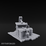 Hammer-Crowned Blacksmith Workshop Miniature for Dungeons and Dragons, Pathfinder or other TTRPGs