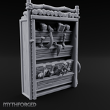 Well Stocked Weapon Rack Miniature for Dungeons and Dragons, Pathfinder or other TTRPGs