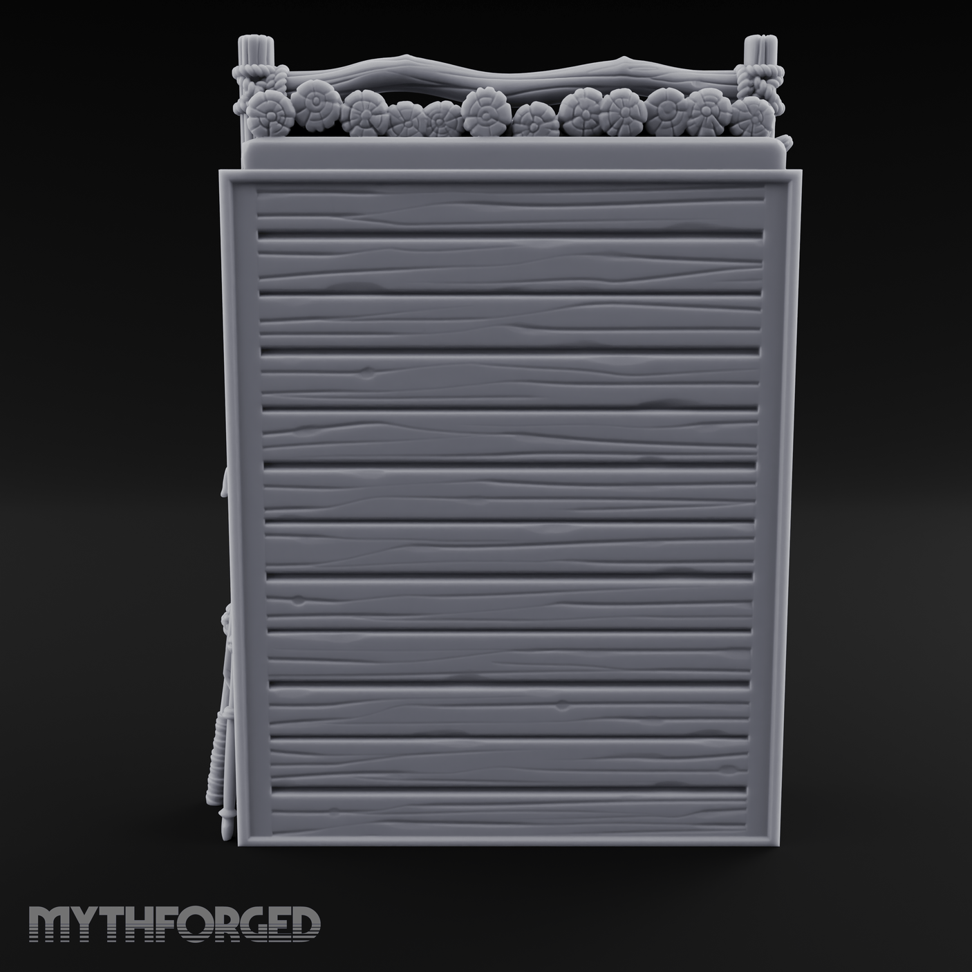 Well Stocked Weapon Rack Miniature for Dungeons and Dragons, Pathfinder or other TTRPGs