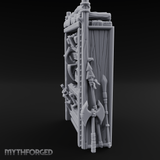 Well Stocked Weapon Rack Miniature for Dungeons and Dragons, Pathfinder or other TTRPGs