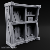 Arsenal-Stocked Weapon Merchant Stall Miniature for Dungeons and Dragons, Pathfinder or other TTRPGs