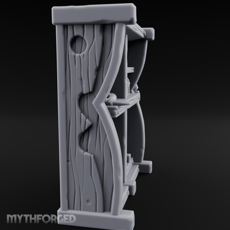 Arsenal-Stocked Weapon Merchant Stall Miniature for Dungeons and Dragons, Pathfinder or other TTRPGs