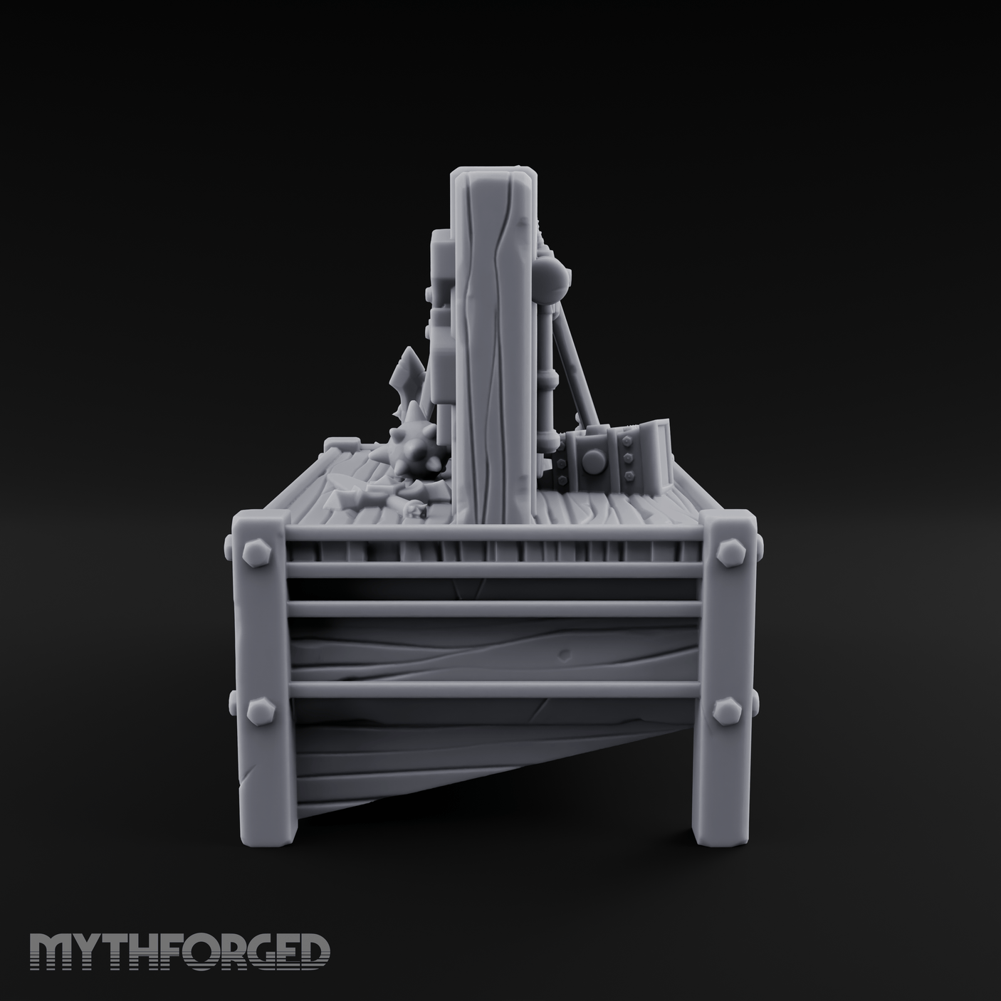 Axes Mounted Display Weapon Rack Miniature for Dungeons and Dragons, Pathfinder or other TTRPGs