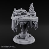 Festive Tableau Table Miniature for Dungeons and Dragons, Pathfinder or other TTRPGs