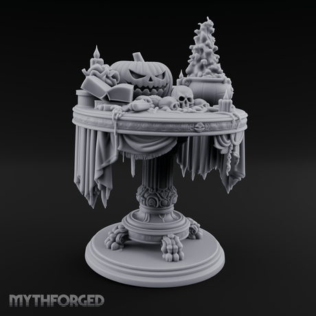 Festive Tableau Table Miniature for Dungeons and Dragons, Pathfinder or other TTRPGs
