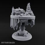 Festive Tableau Table Miniature for Dungeons and Dragons, Pathfinder or other TTRPGs
