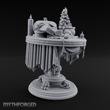 Festive Tableau Table Miniature for Dungeons and Dragons, Pathfinder or other TTRPGs