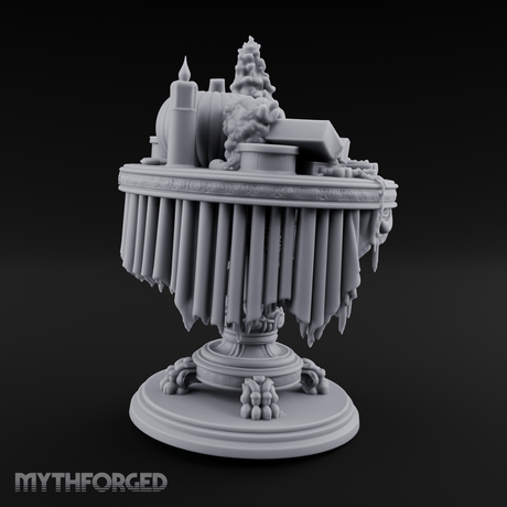 Festive Tableau Table Miniature for Dungeons and Dragons, Pathfinder or other TTRPGs
