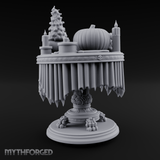 Festive Tableau Table Miniature for Dungeons and Dragons, Pathfinder or other TTRPGs