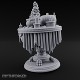 Festive Tableau Table Miniature for Dungeons and Dragons, Pathfinder or other TTRPGs