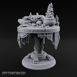 Festive Tableau Table Miniature for Dungeons and Dragons, Pathfinder or other TTRPGs