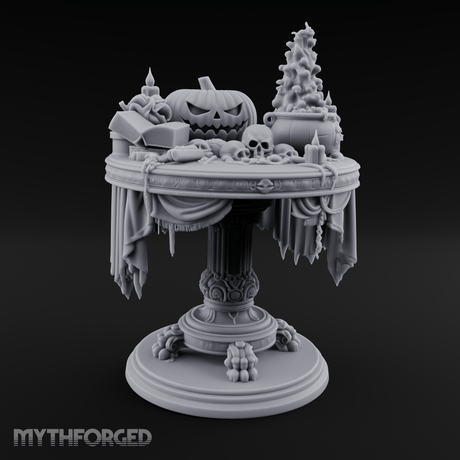 Festive Tableau Table Miniature for Dungeons and Dragons, Pathfinder or other TTRPGs