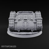 Pulpit on Treads Spiked Tracked Armoured Vehicle — 1 · No FX