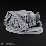 Pulpit on Treads Spiked Tracked Armoured Vehicle — 1 · No FX