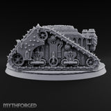 Pulpit on Treads Spiked Tracked Armoured Vehicle — 1 · No FX