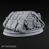 Pulpit on Treads Spiked Tracked Armoured Vehicle — 1 · No FX