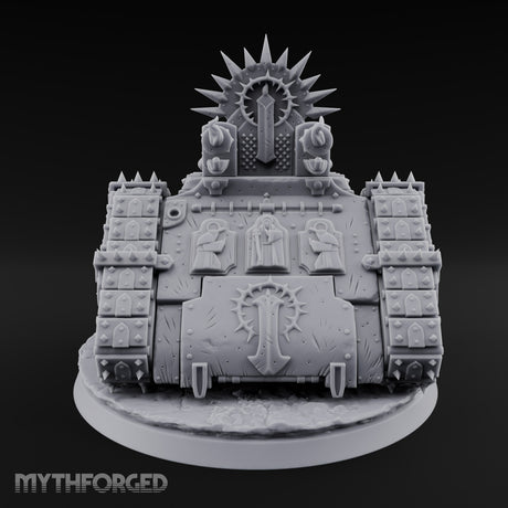 Pulpit on Treads Spiked Tracked Armoured Vehicle — 2 · FX