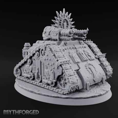 Pulpit on Treads Spiked Tracked Armoured Vehicle — 2 · FX