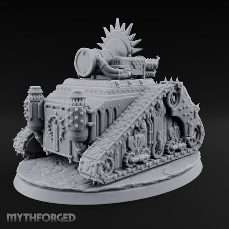 Pulpit on Treads Spiked Tracked Armoured Vehicle — 2 · FX