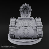 Pulpit on Treads Spiked Tracked Armoured Vehicle — 2 · No FX