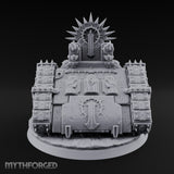 Pulpit on Treads Spiked Tracked Armoured Vehicle — 3 · No FX
