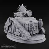 Pulpit on Treads Spiked Tracked Armoured Vehicle — 3 · No FX