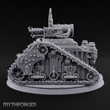 Pulpit on Treads Spiked Tracked Armoured Vehicle — 3 · No FX