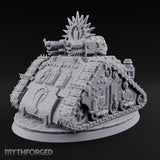 Pulpit on Treads Spiked Tracked Armoured Vehicle — 3 · No FX