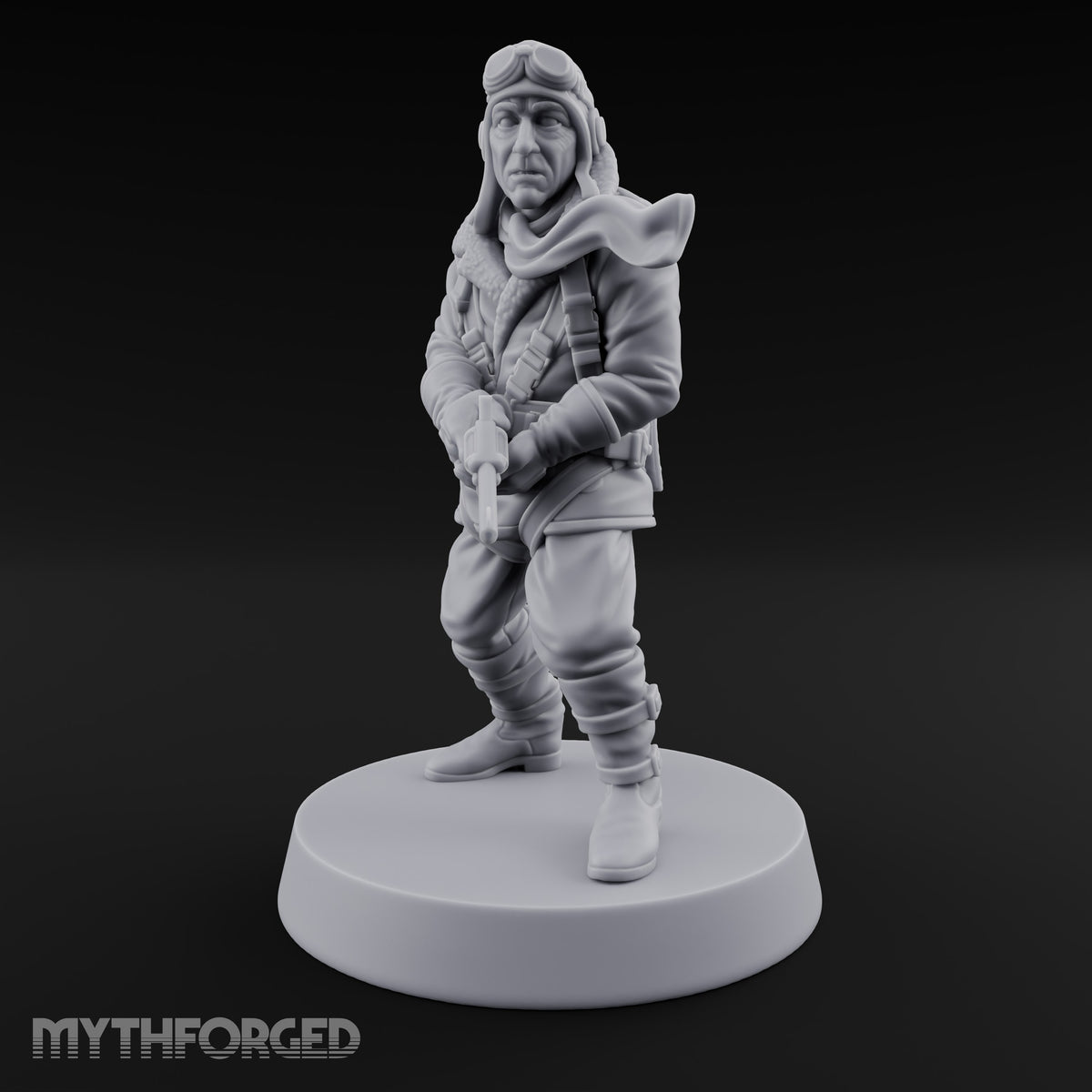 Scarf Still Flapping After the Crash Human Aviator