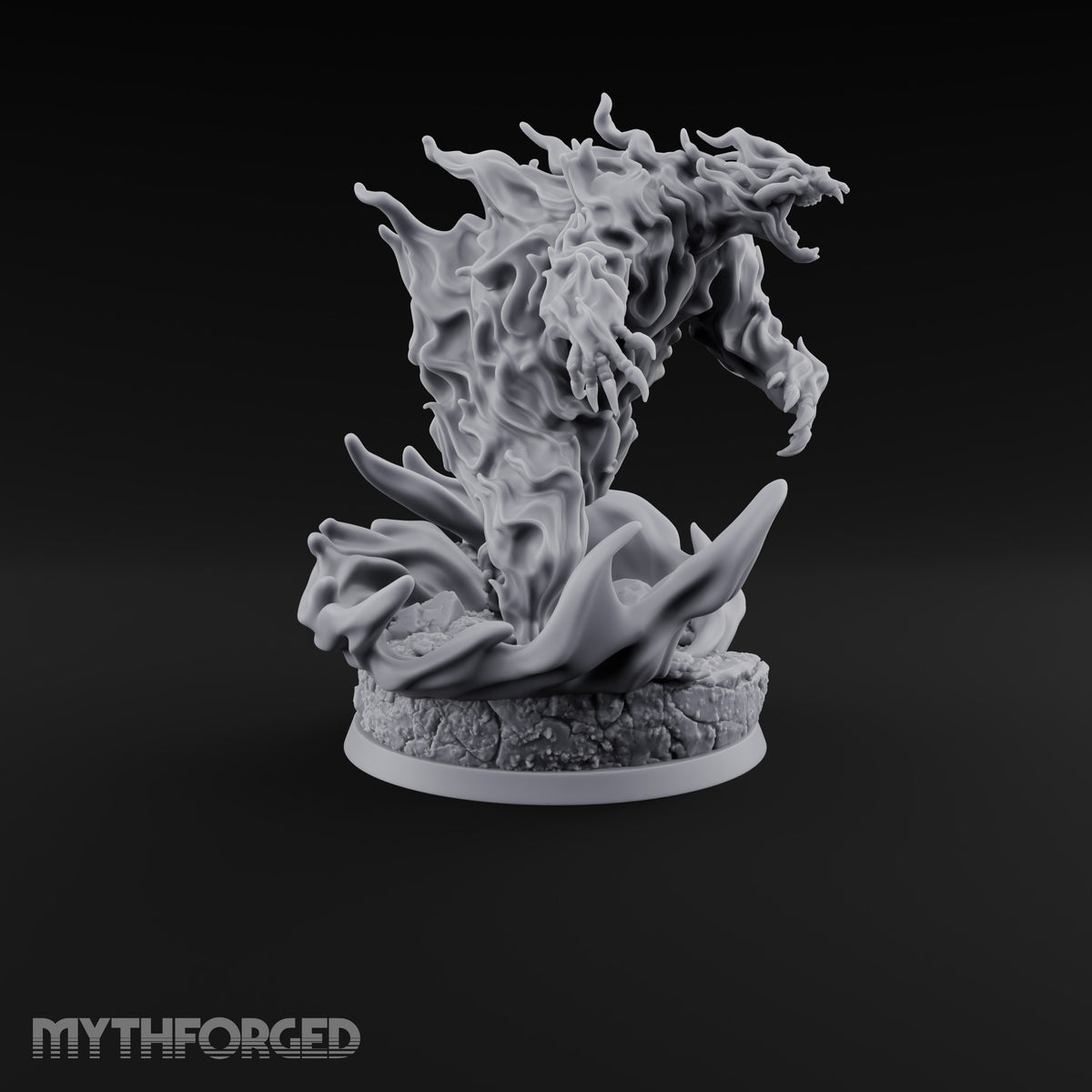 Rising Through Flame Fire Elemental — Fire